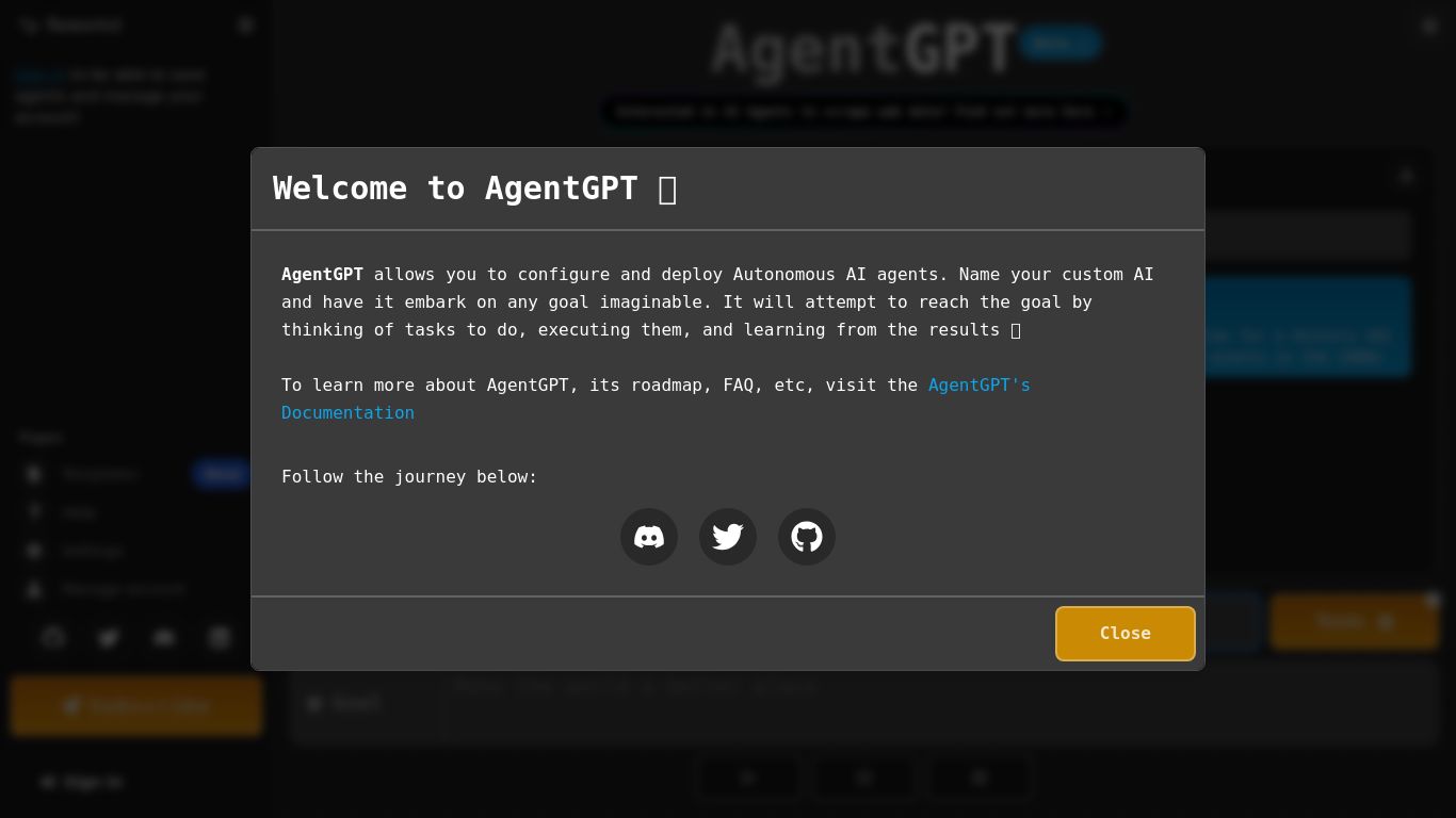 AgentGPT logo