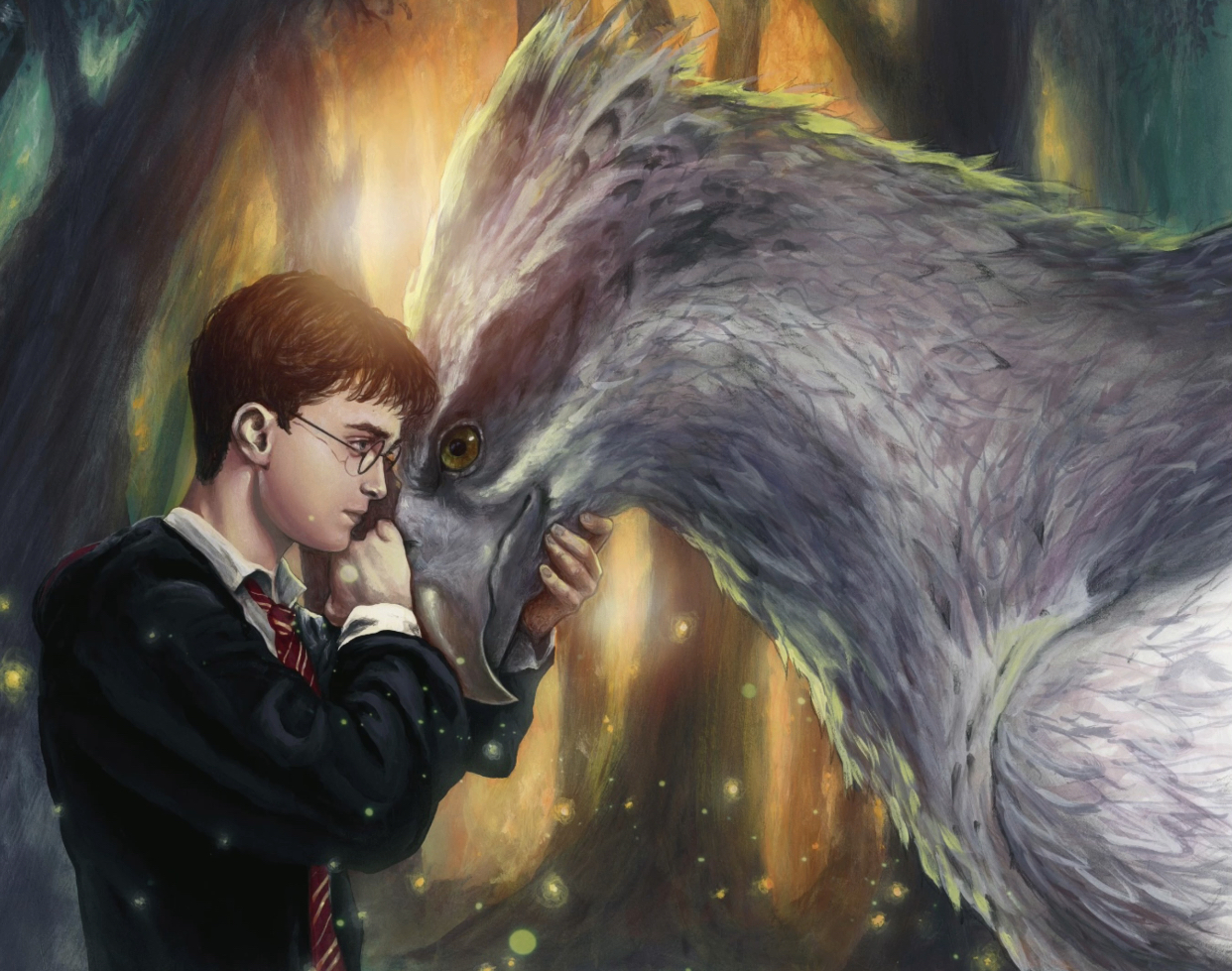 &quot;Harry Meets Buckbeak&quot; 1 of 3 by mulligan | ENTER ART 