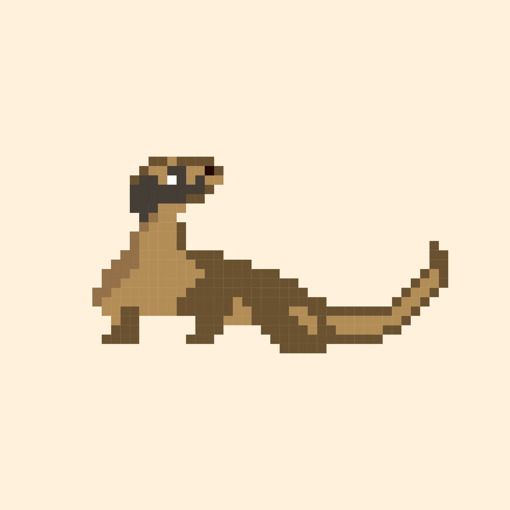pixel arte ilustração Komodo Dragão. pixelizada komodo. Komodo